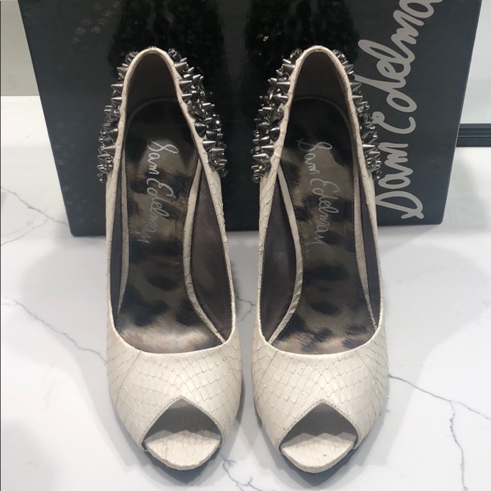 Sam Adelman spiky peep toes